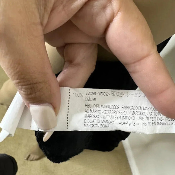 Zara Mini Dress Sz Large Halter Satin Black Cowl Sundress Night Slip Minimalist - Picture 9 of 12